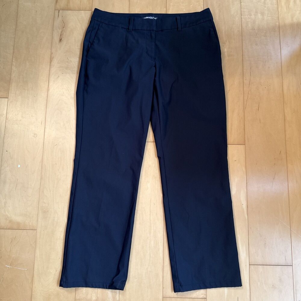 Nike golf women’s size 10 black pants Drifit Straight Leg With Pockets